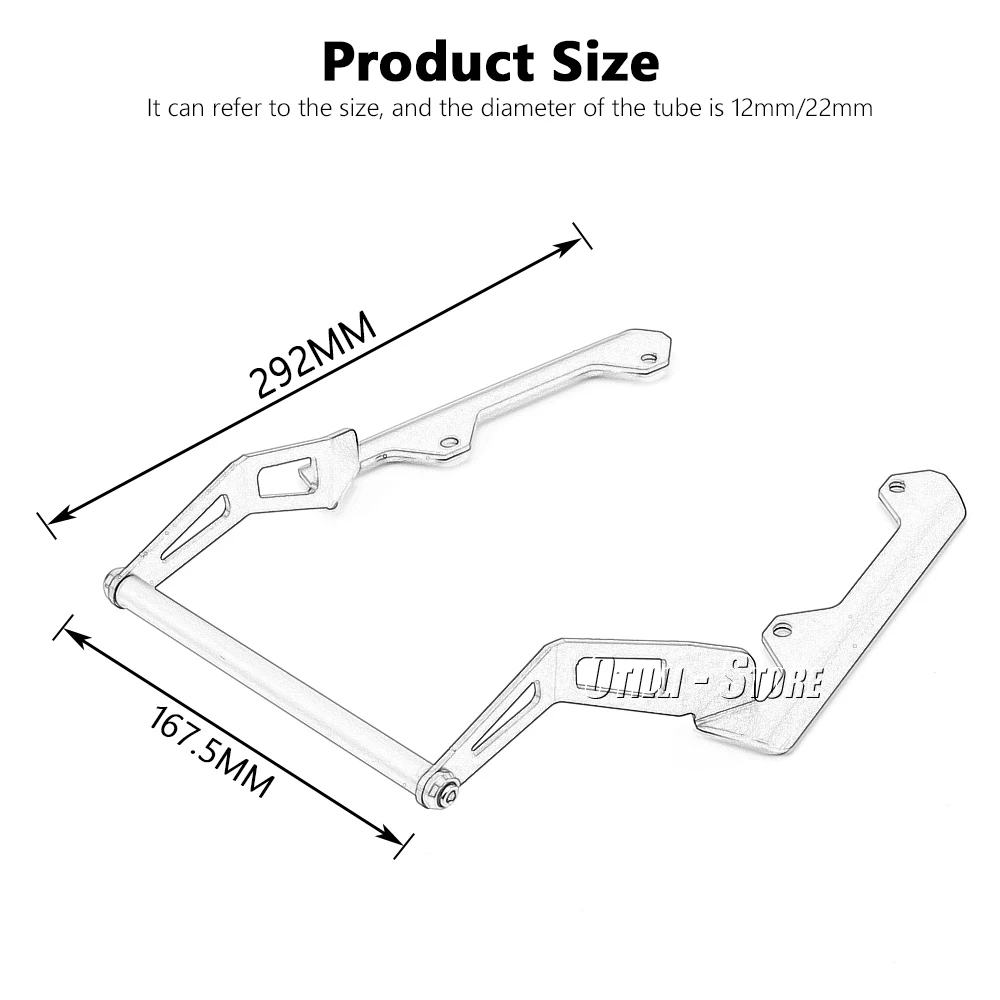 アプリリア SR GT200 GT 200 SR GT125 2022 2023 2024用 新型12mm / 22mm GPSマウントブラケット GPSナビゲーションフォンホルダーフレームブラケット