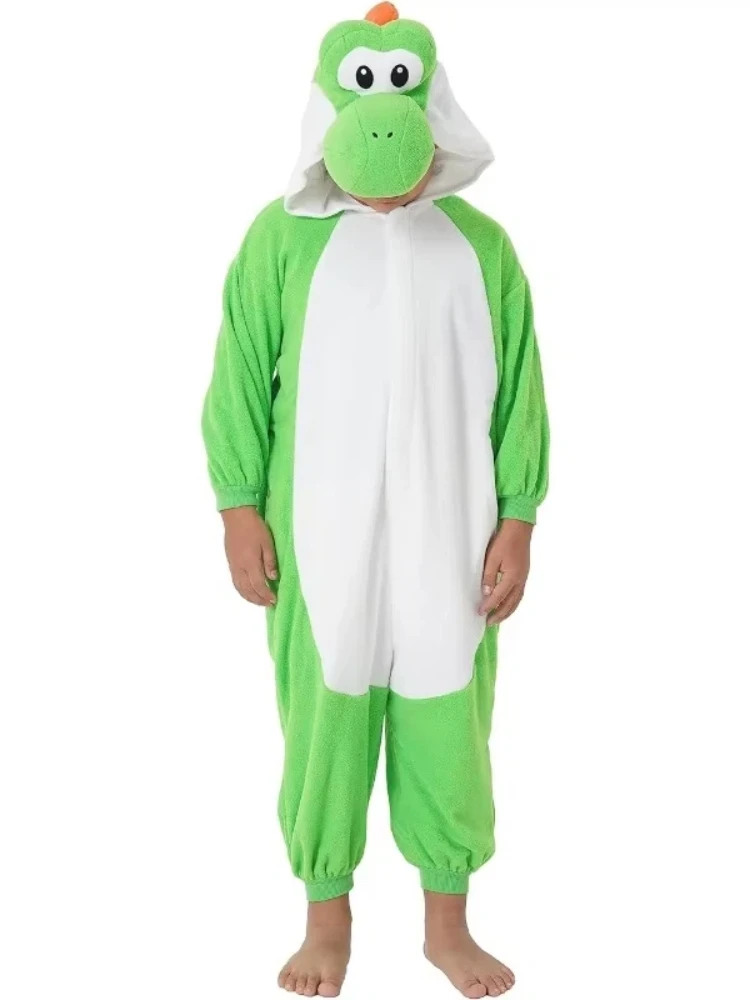 Yoshi volwassen onesie pyjama kawaii schattige cartoon anime karakter cosplay nachtkleding jumpsuit anime perifere loungewear - afbeelding 2