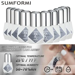 SUMFORMI 10PCS False Eyelash Extensions Glue 0.3S Fast Dry Waterproof Thin Lash Eyelashes Adhesive Bonder Wholesale Makeup Tools