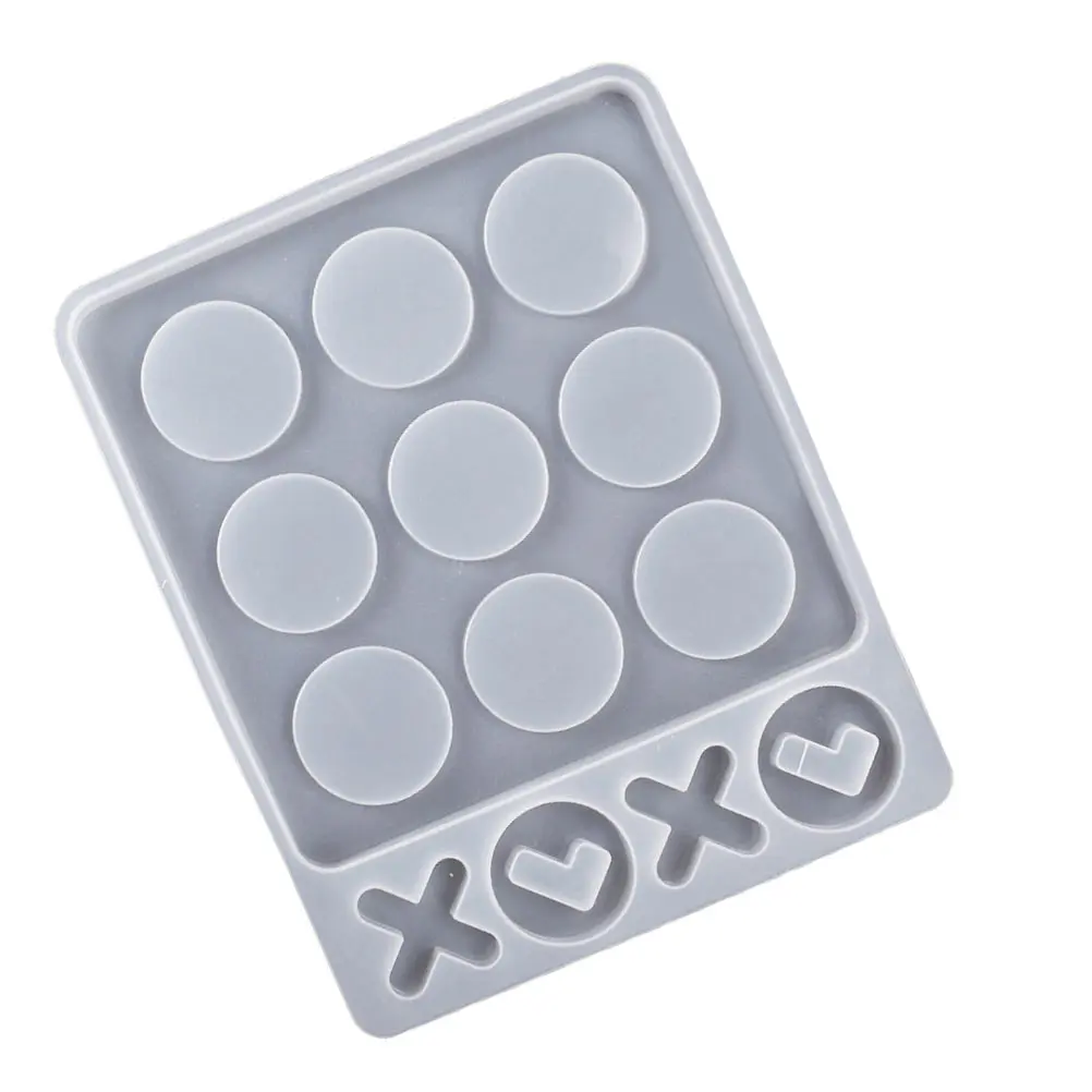 

1 шт., силиконовая форма для настольной игры, для рукоделия из смолы, шахматная форма, гладкая многоразовая семейная игра, ночное изготовление ювелирных изделий