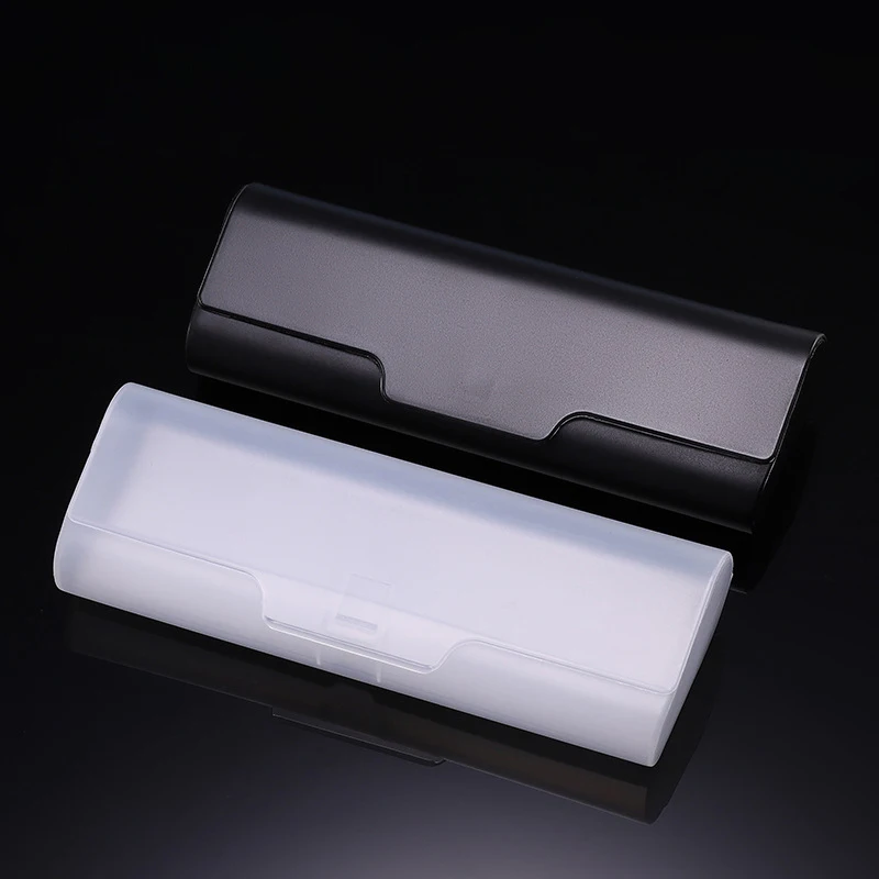 Frosted Plastic Transparent Glasses Case Simple Lightweight Sunglasse Case Storage Box Light Hard Plastic Box