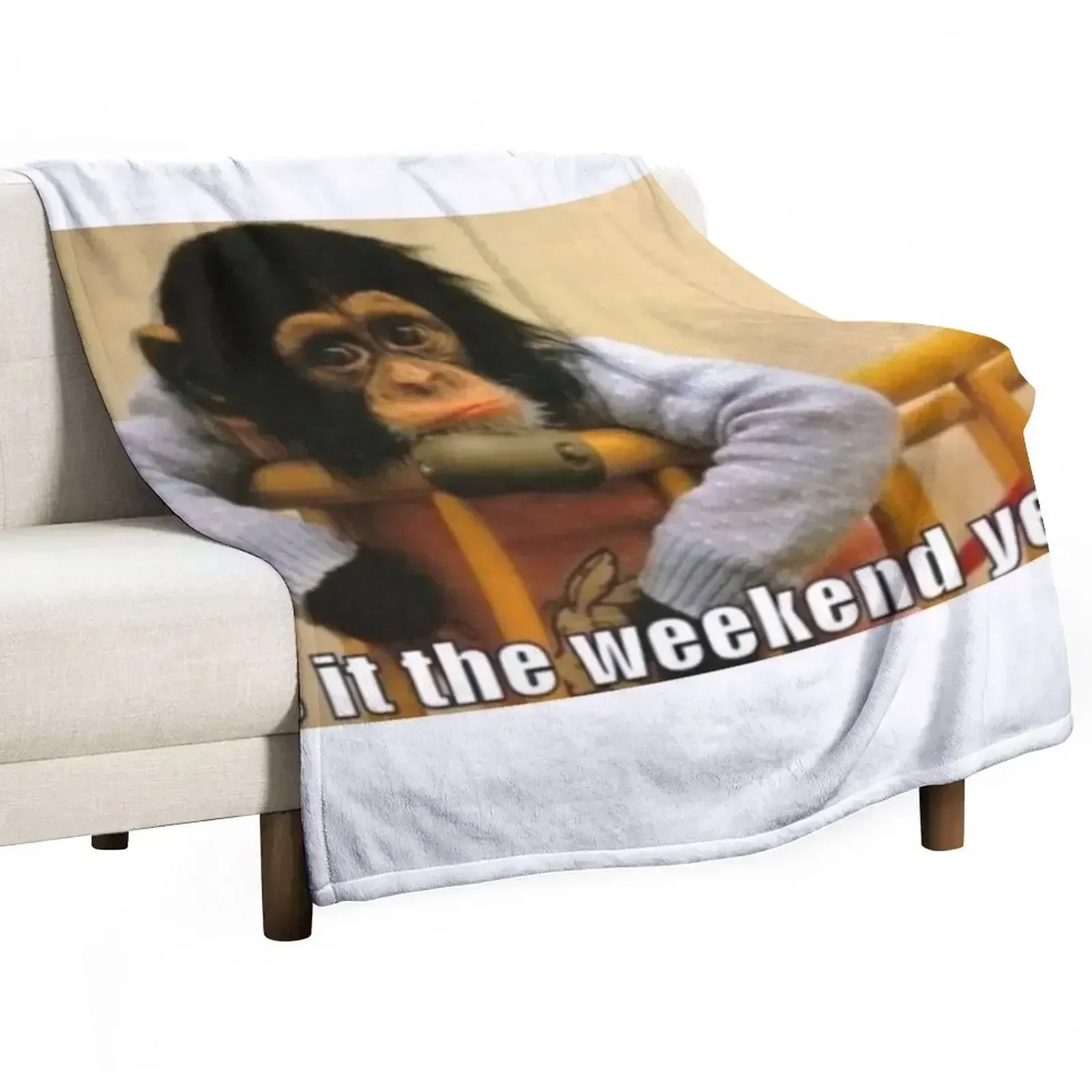 Is it the weekend yet? Throw Blanket Stuffeds Picnic warm winter Blankets Sofas Of Decoration Blankets