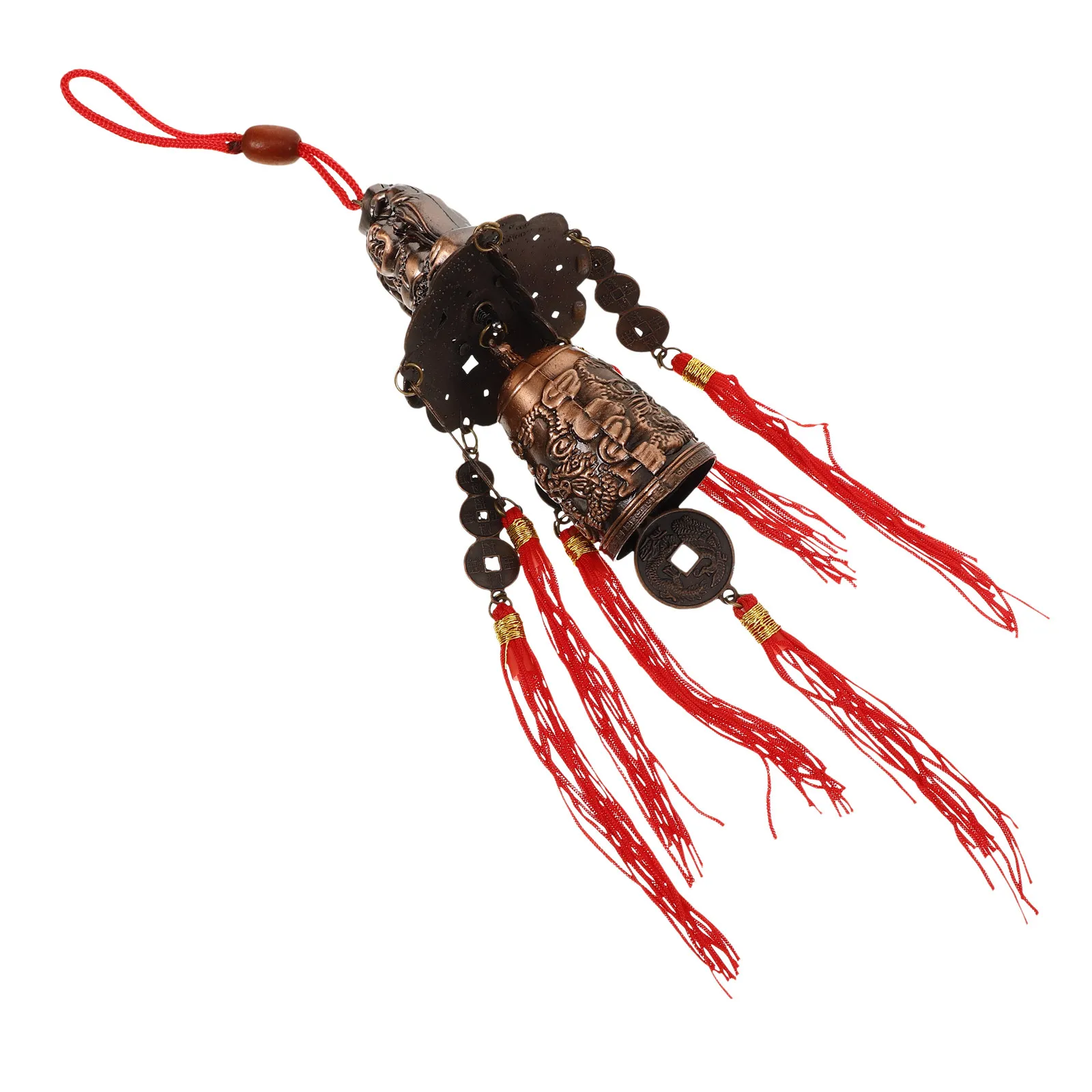 Premium Zinc Alloy Dragon Wind Chime Outdoor Garden Decor Balcony Terrace Living Room Feng Shui Charm Visual Auditory Enjoyment