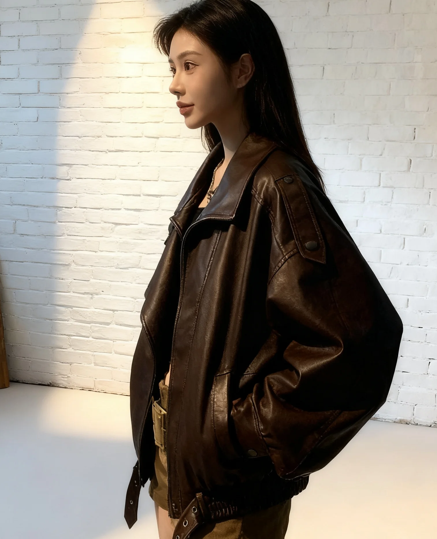 

Biker Jackets Womens Jacket Unique Winter Jacquard Badge Uniforms Pilots Aviation Aviator Embroidered Epaulets Formal Decorative