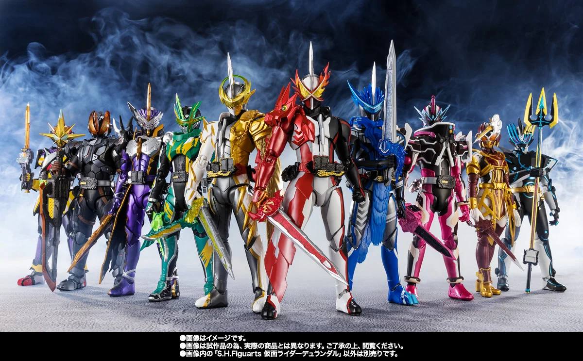 Bandai in Stock Original Tamashii Limited S.H.Figuarts KAMEN RIDER DURENDAL OCEAN HISTORY Anime Action Figures Toys Collectible