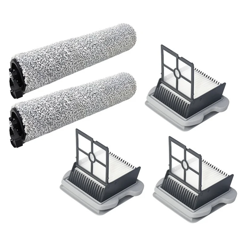 

AB34-Suitable For Roborock U10 Smart Floor Scrubber Main Brush Filter Accessories Roller Brush Kit