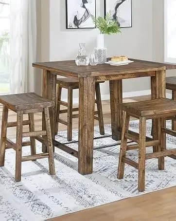 Mesa de console de madeira industrial Good Furniture 54" L