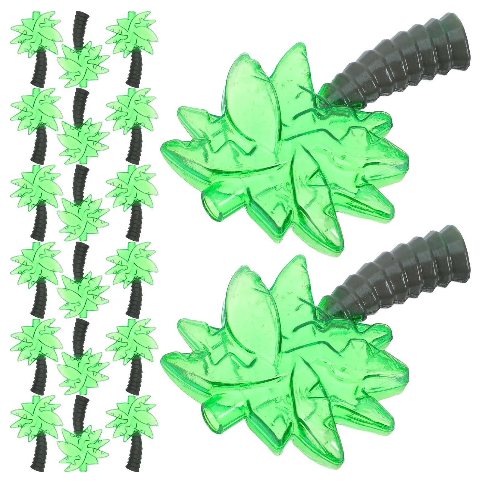 

30Pcs Mini LED Light Covers 5Mm Bulb Fit Coconut Tree Design Reusable Plastic Light Shades Holiday Tree Toppers Summer Tropical