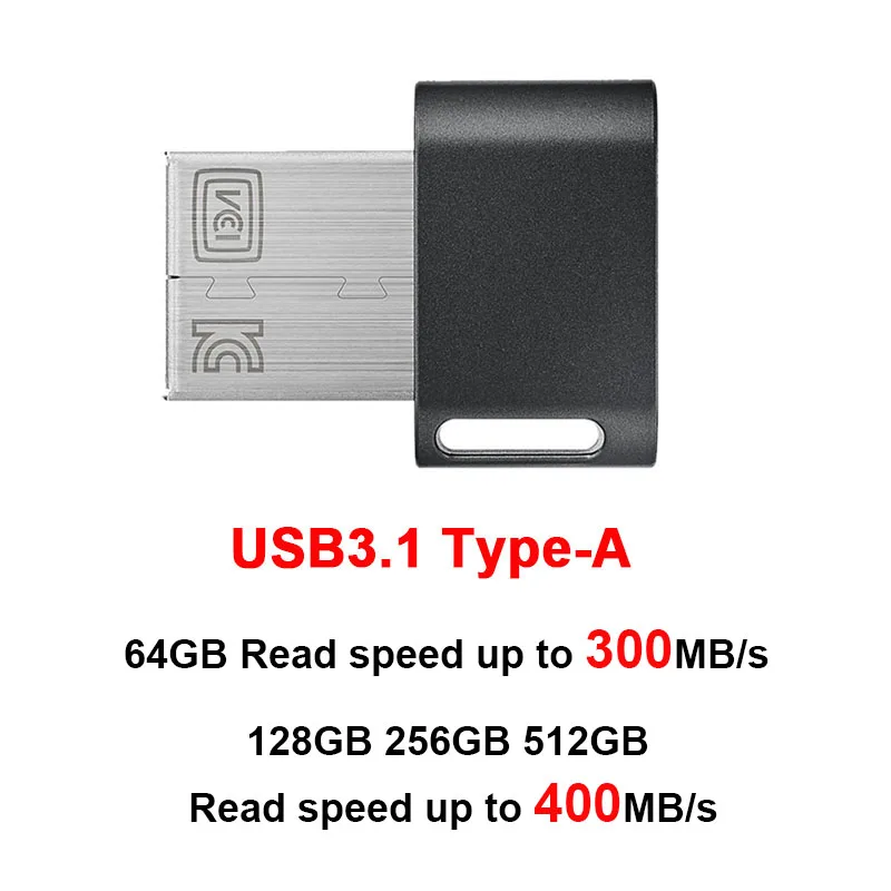 SAMSUNG USB 3.1 Flash Drive 64GB 128GB 256GB 512GB Metalen Mini Pen Drive Pendrive Memory Stick Opslagapparaat U Disk DA Type-C
