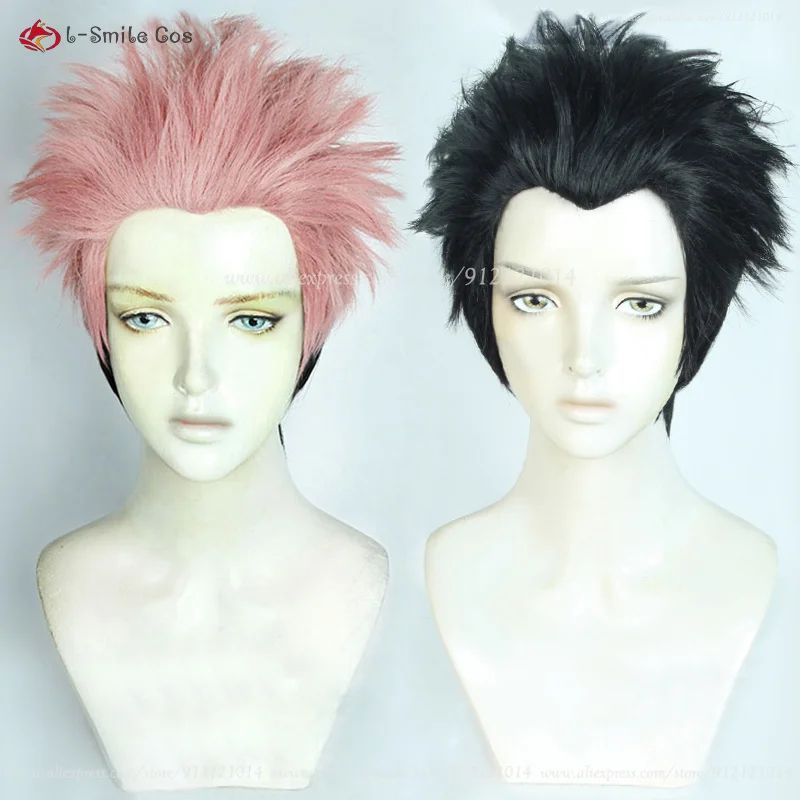 2 Styles Ryomen Sukuna Cosplay Wig Yuji Itadori Yuji Cosplay Wig Fushiguro Megumi Anime Cos Wigs Heat Resistant Synthetic Hair