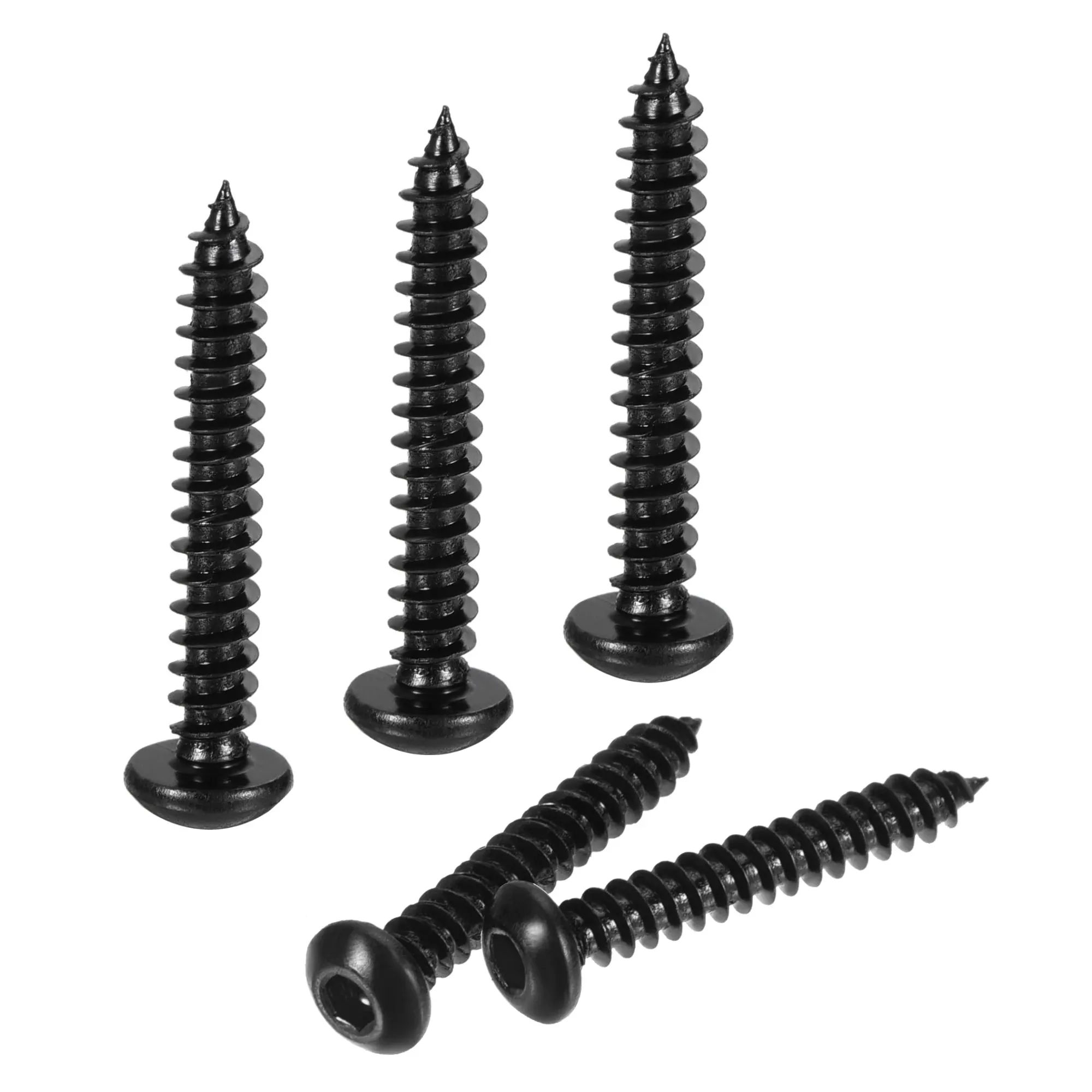 

25-400 шт. Саморезы с шестигранной головкой M3 M4 M5 M6 Винт по дереву из углеродистой стали