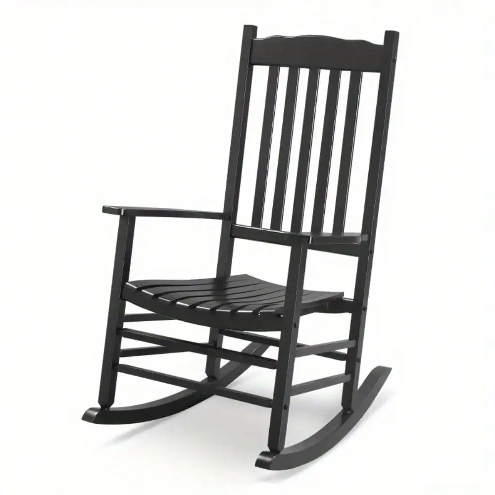 Rocking Chair Porch Rocker High Back Garden Seat for Outdoor Indoor