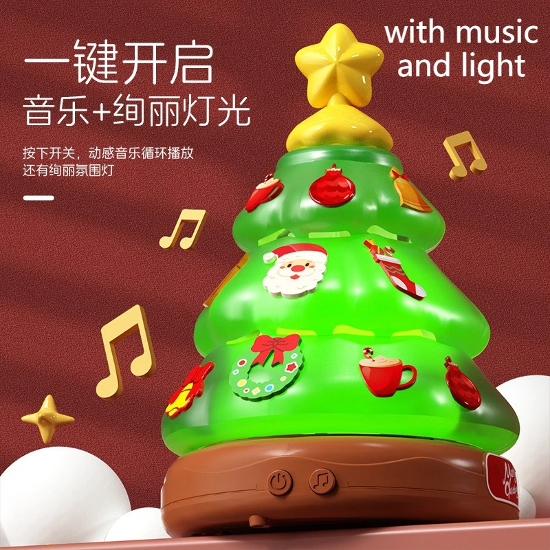 Automatische Seifenblasenmaschine mit Musik, Weihnachtsbaum-Modell, Lichtspray, Blasen, Party-Spielzeug im Freien, für Jungen und Mädchen, Weihnachtsgeschenke