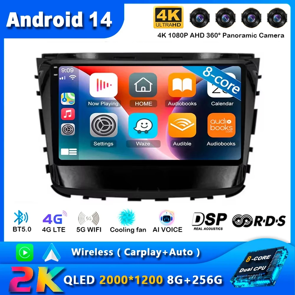 

Android 14 Car Radio For Ssangyong Rexton Musso 2018 2019 Stereo Multimedia Video Player Navigation GPS Wireless Carplay DSP BT