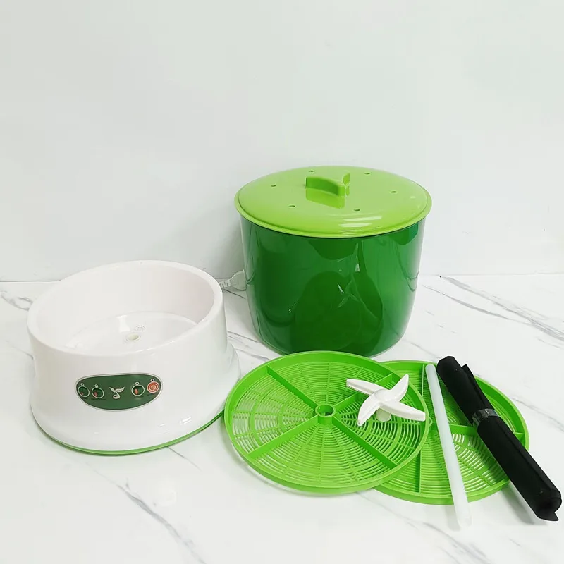 Machine automatique de germes de haricots, grande capacité, seau à légumes à dents de haricot, pot de germes de haricots