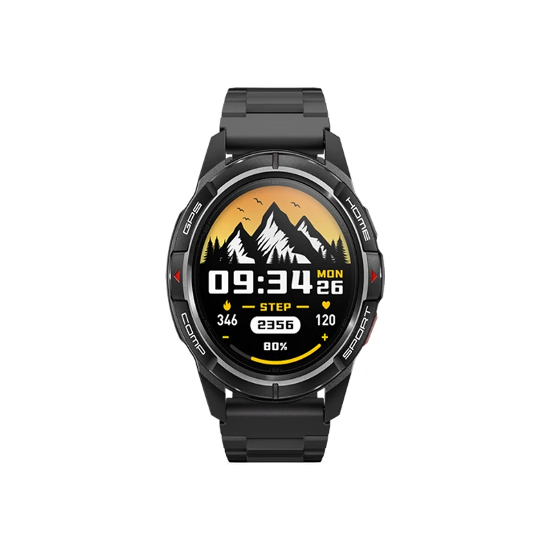 Mibro GS aktywny Smartwatch pozycjonowanie GPS 1000 nitów ekran AMOLED 5ATM wodoodporny 150 trybów sportowych inteligentny zegarek dla androida iOS