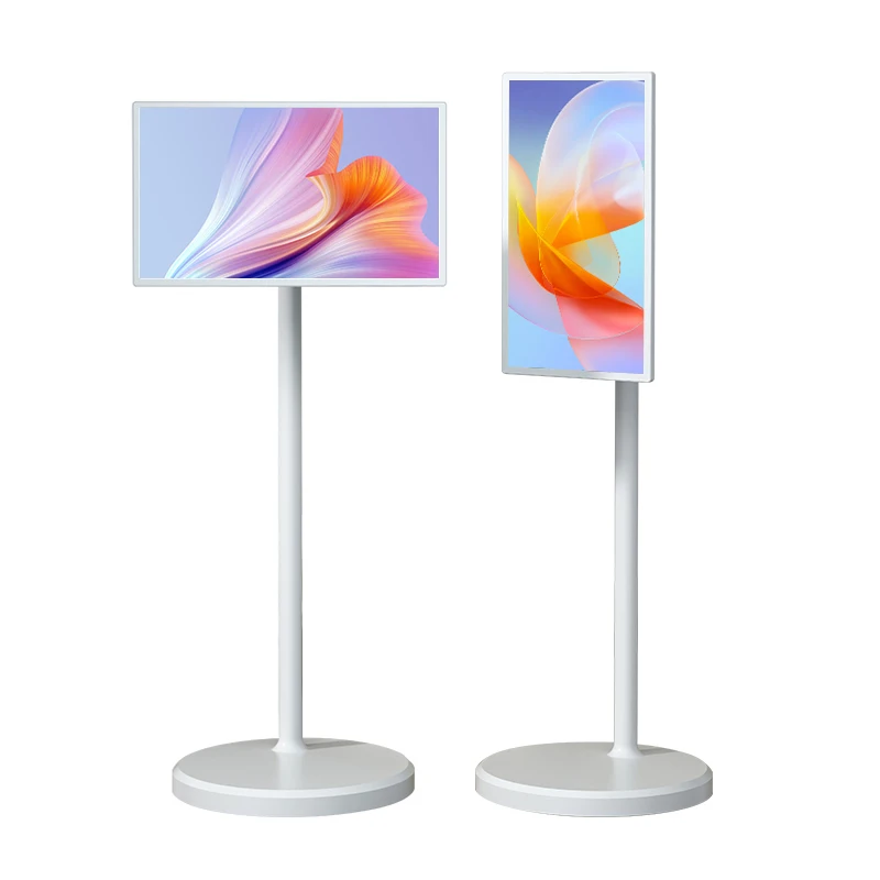 Wholesale Stand TV Follow by Me Android 12 4gb+64gb Free Touch Screen 21.5inch Stand by Me Smart Tv on Wheels