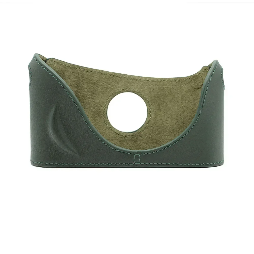 

Green Half Set Camera Cover Genuine Leather Holster Camera Bag Case Compatible for Digital Camera for Leica M3 Big Ear Model