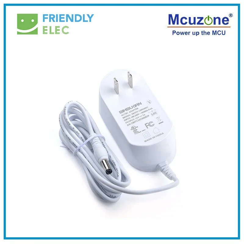 12V 2A Power Adapter for Nanopc T4 T6 CM3588