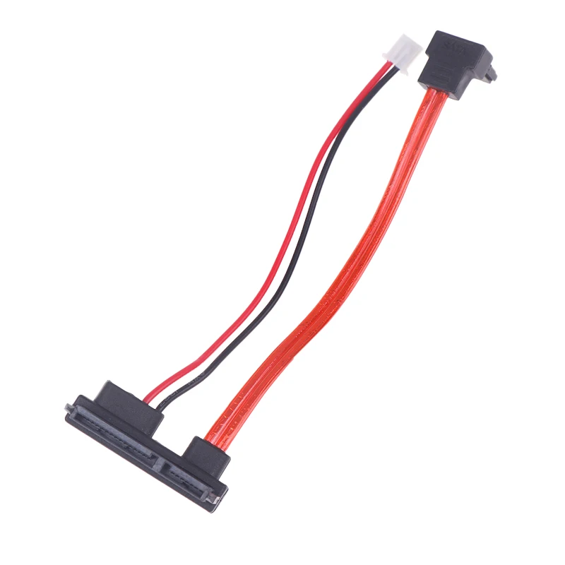 New 1 PCS SATA To IDE Hard Drive Power Adapter Cable 90 Degree Angle 22P 7+15Pin 13cm SATA Hard Drive Cable Data Cable