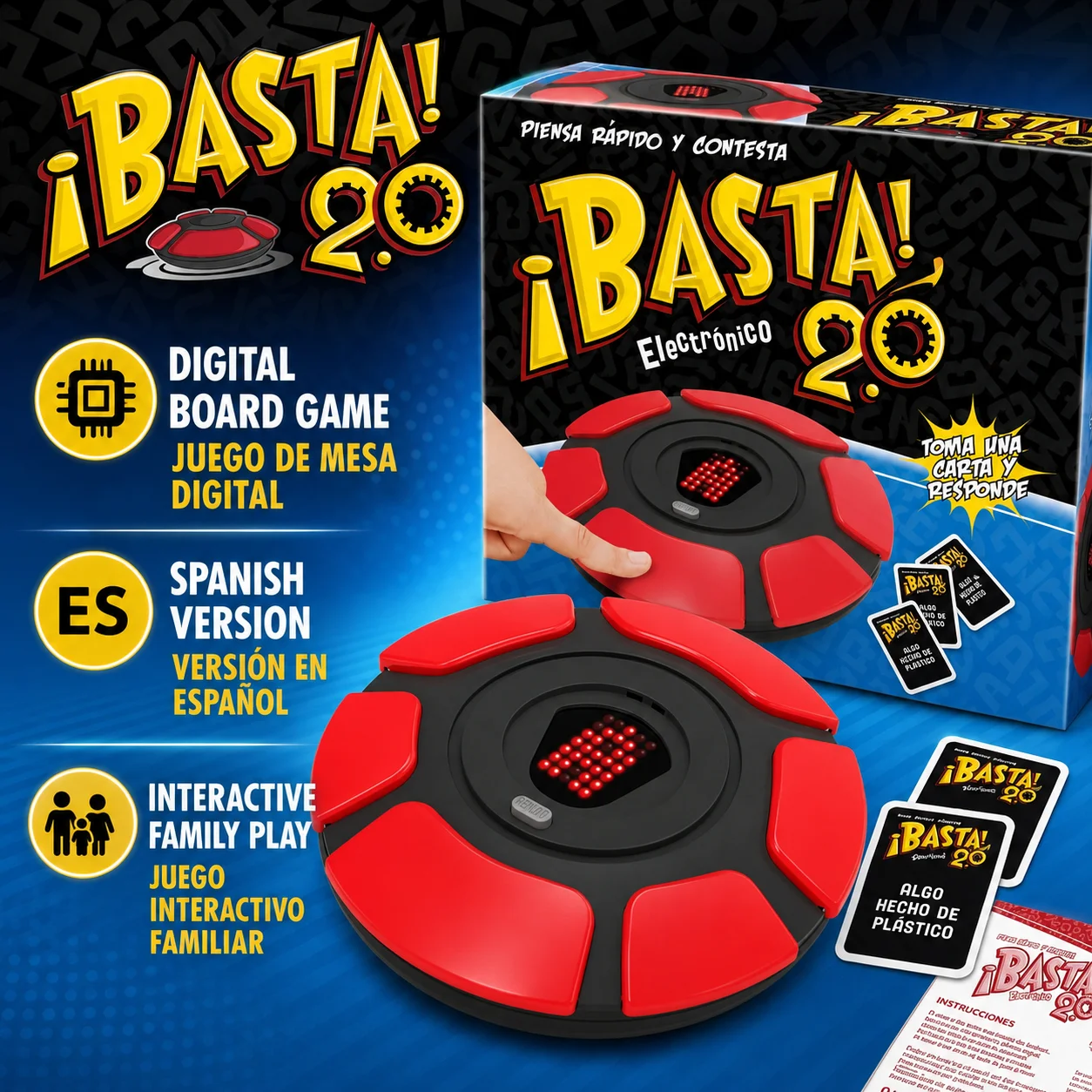 

Mexico Spanish Version Digital Board Game, Interactive Party Family Leisure Entertainment Game Toy