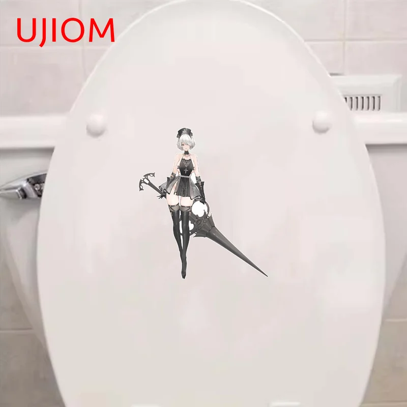 UJIOM Seductive Nier 2B Nurse Wall Sticker Artistic Elegant Attractive Decal Suitable For Creative Personality Wallpapers