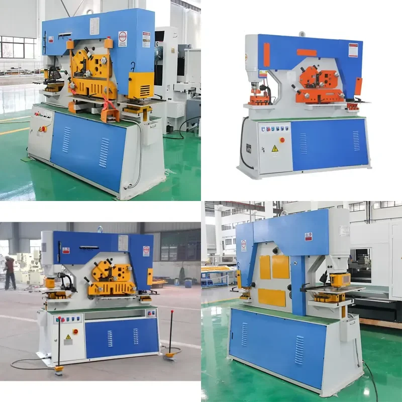 High Accuracy Hydraulic Iron Worker Machine CE Certified for Metal Punching Shearing Bending Industrial Fabrication Equipment