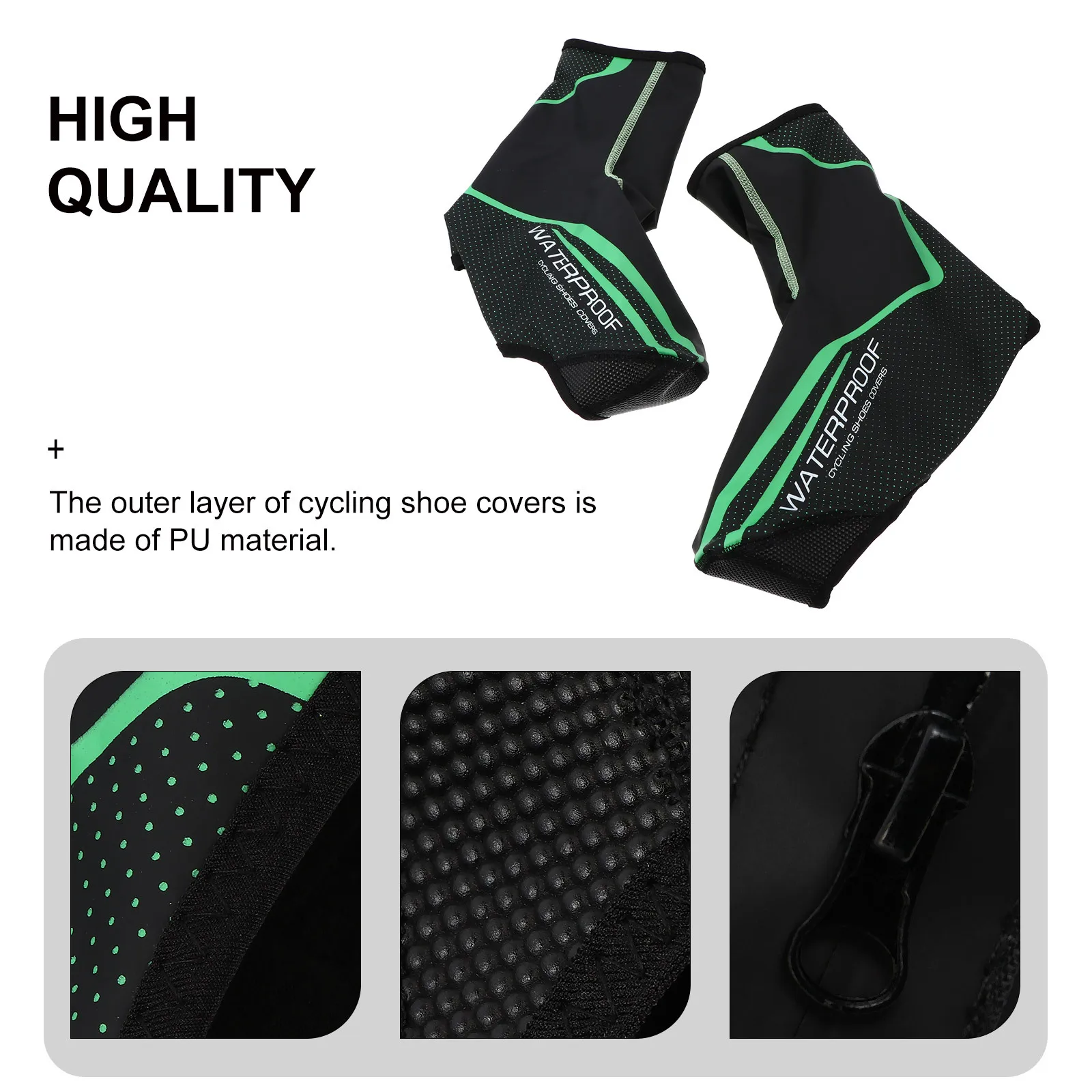 

1Pair Winter Warm Cycling Shoe Covers Waterproof Windproof Thermal Overshoes Reflective Safety Road Bike Protector
