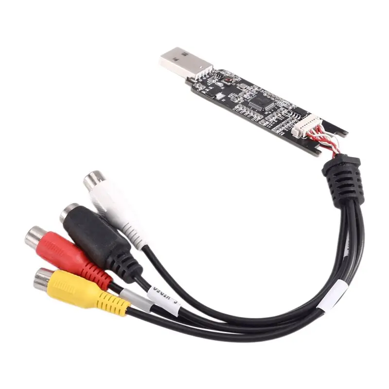 AA60 MS2107 AV to USB Analog Video Capture Card Intelligent Converter for Car Rear View Camera Industrial Use