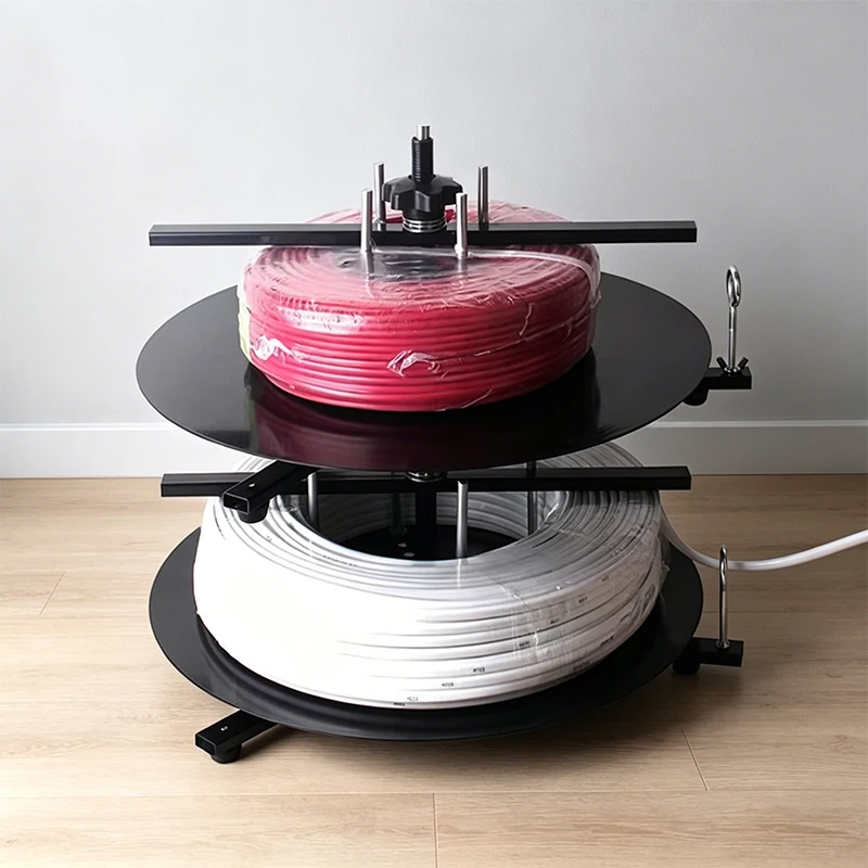 Rotary Wires Feeder Tools Rotating Disc Cable Coil Feeding Machine 1/2/3/4 Layers for Wires Stripping Cutting Machine
