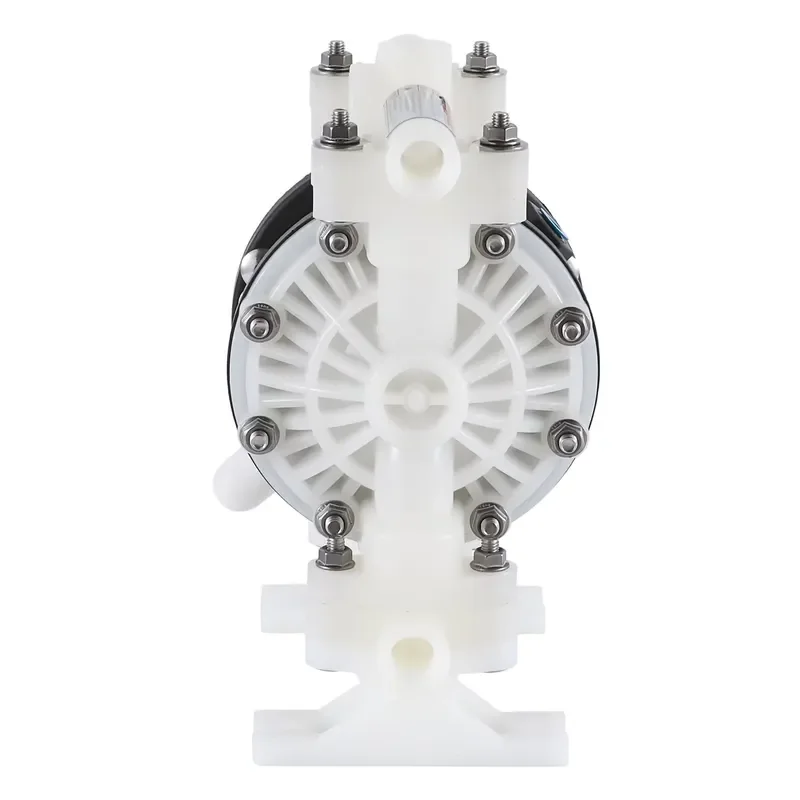 Mini Pneumatic Double Diaphragm Pump Air Operated Small Size Fluid Transfer Device for Chemical Industrial Use High