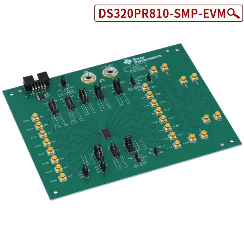 DS320PR810-SMP-EVM Evaluation Board for DS320PR810 with High-Speed Signal Conditioning, PCIe Signal Integrity Test