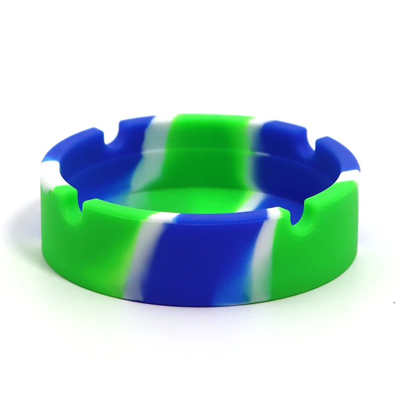 1pc Colorful Silicone Ashtray, Tobacco Ashtray, No Odor Ashtray, Man Gifts, For Home Room Living Room Office Decor,