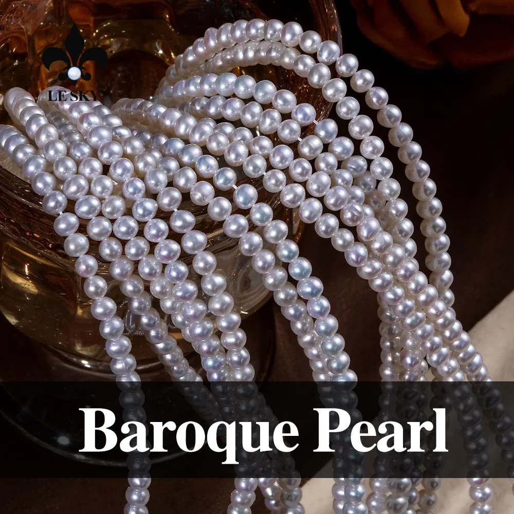 

AAAAA Gloss 100% Natural Freshwater Pearl Beads Round Real Pearl Loose Spacer Beaded for Making DIY Jewerly Necklace Bracelet