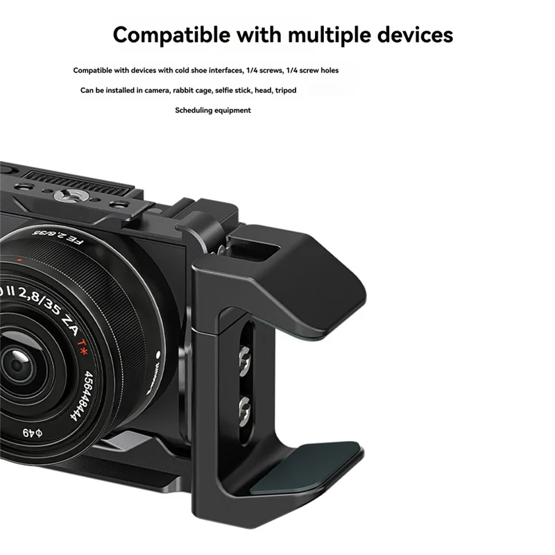 Universal Power Bank Mount Holder Cold Shoe Mount For 53Mm To 72Mm Power Supply For DSLR Camera Cage Battery Clamp-A09I