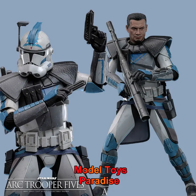 

Hot Toys TMS132 1/6 Collectible Toys Arc Trooper Fives Star Wars The Clone Wars Soldier 12Inch Full Set Action Figure Model Gift
