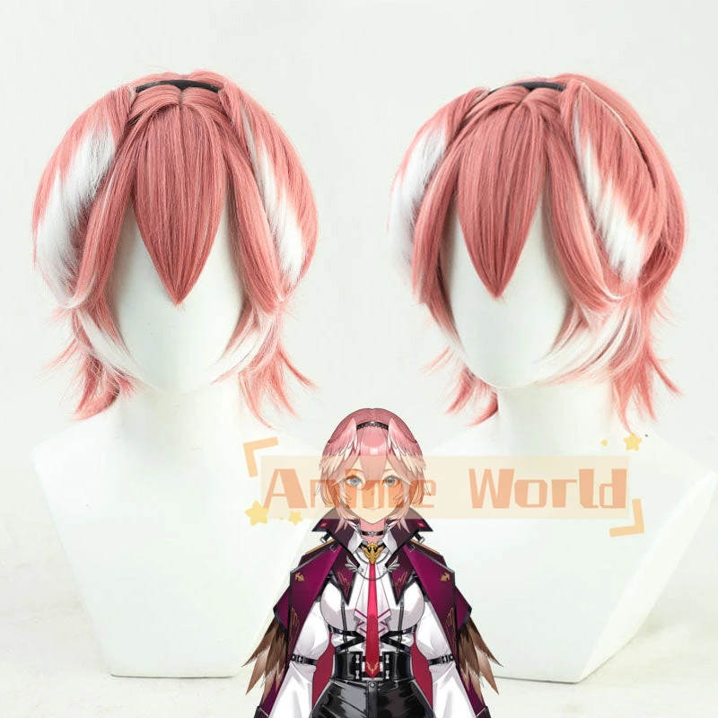 

Virtual YouTuber Hololive Secret Society holoX Takane Lui Cosplay Wig Halloween Christmas Woman Men Adult Wig