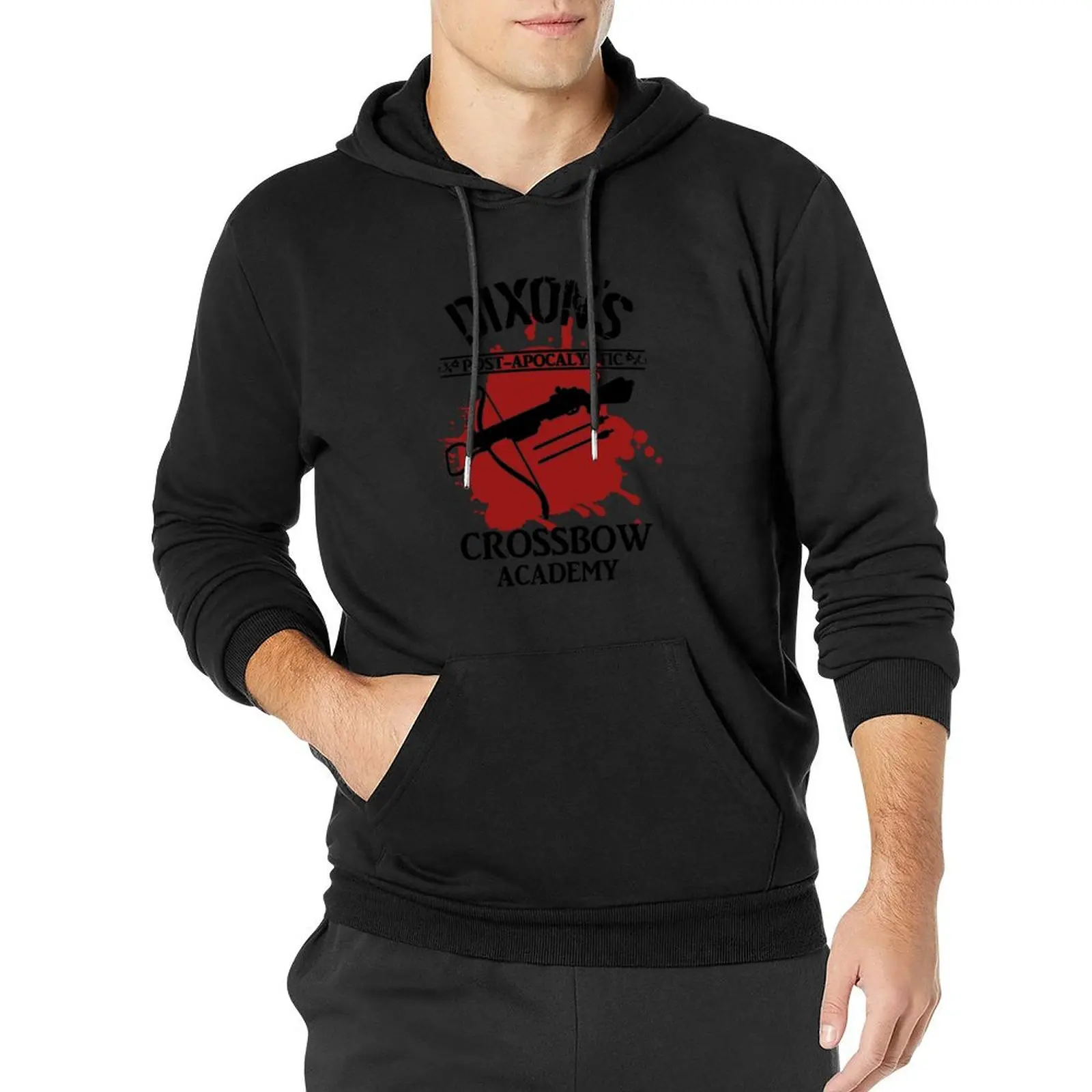 DIXON'S POST-APOCALYPTIC CROSSBOW ACADEMY Pullover Hoodie mens clothes men's autumn clothes men hoodie