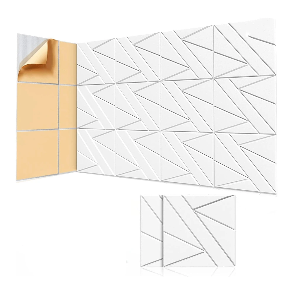 

B17C 8 Pack Self-Adhesive Soundproof Wall Panels,12X12x0.47In Sound Proof Foam Panels For Home Studio Office Decor