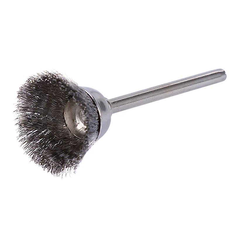 

25 PCS 15 Mm Steel Wire Brush For Rotary Tools Straight Grinder-A73I