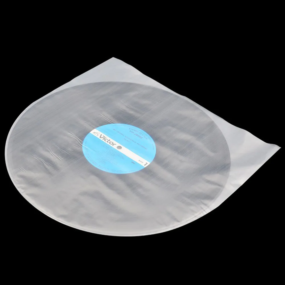 Wysokiej jakości nowa torba ochronna, etui ochronne, przezroczysta torba polietylenowa, ochrona płyty winylowej 12 10 7 cali, 50 sztuk