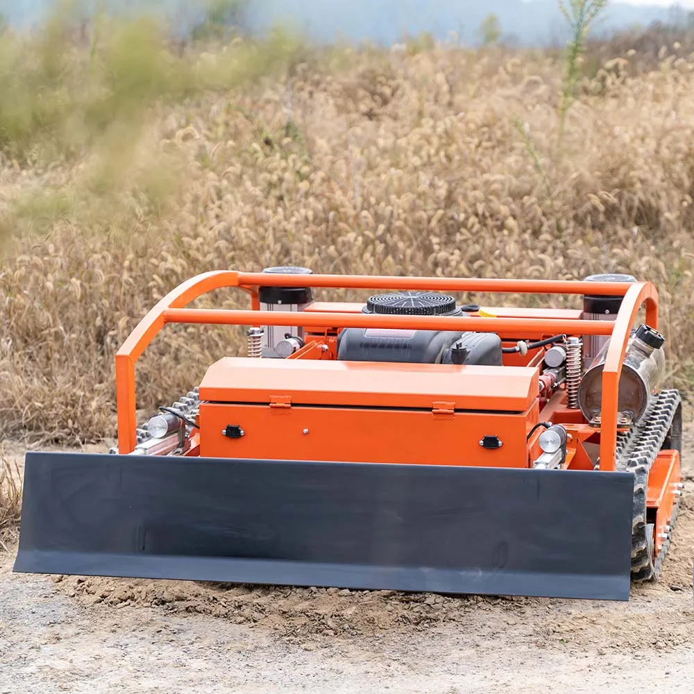 CE EPA Certified 16hp 900mm Remote Control Lawn Mower Crawler Slope Remote Control Lawn Mower for Grass Cutting