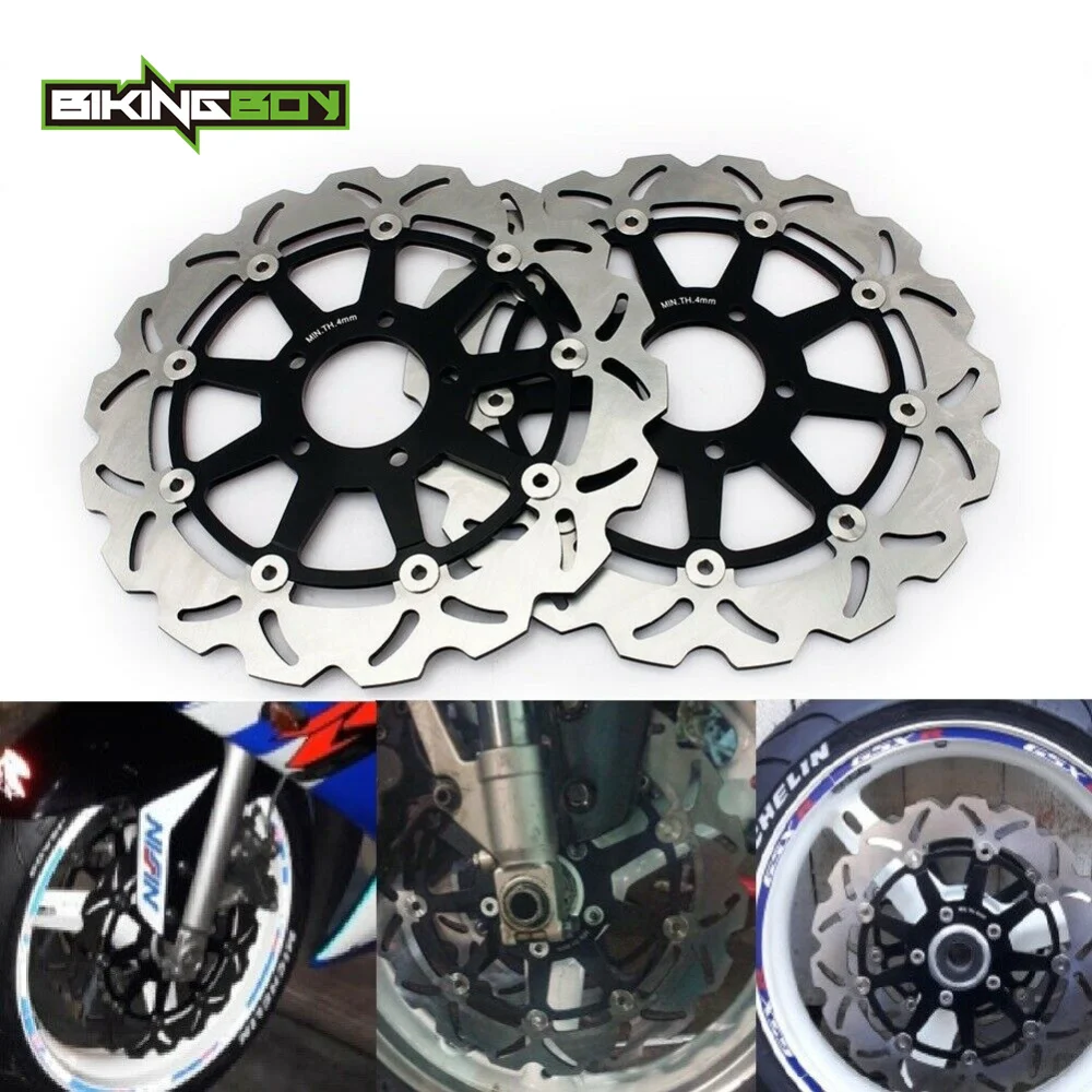 BIKINGBOY GSX-R 600 97-23 22 21 20 19 18 17 14 13 GSXR 750 96-23 GSX-R 1000 01-15 GSX-R 1000 ABS 15 16 Front Brake Discs Rotors