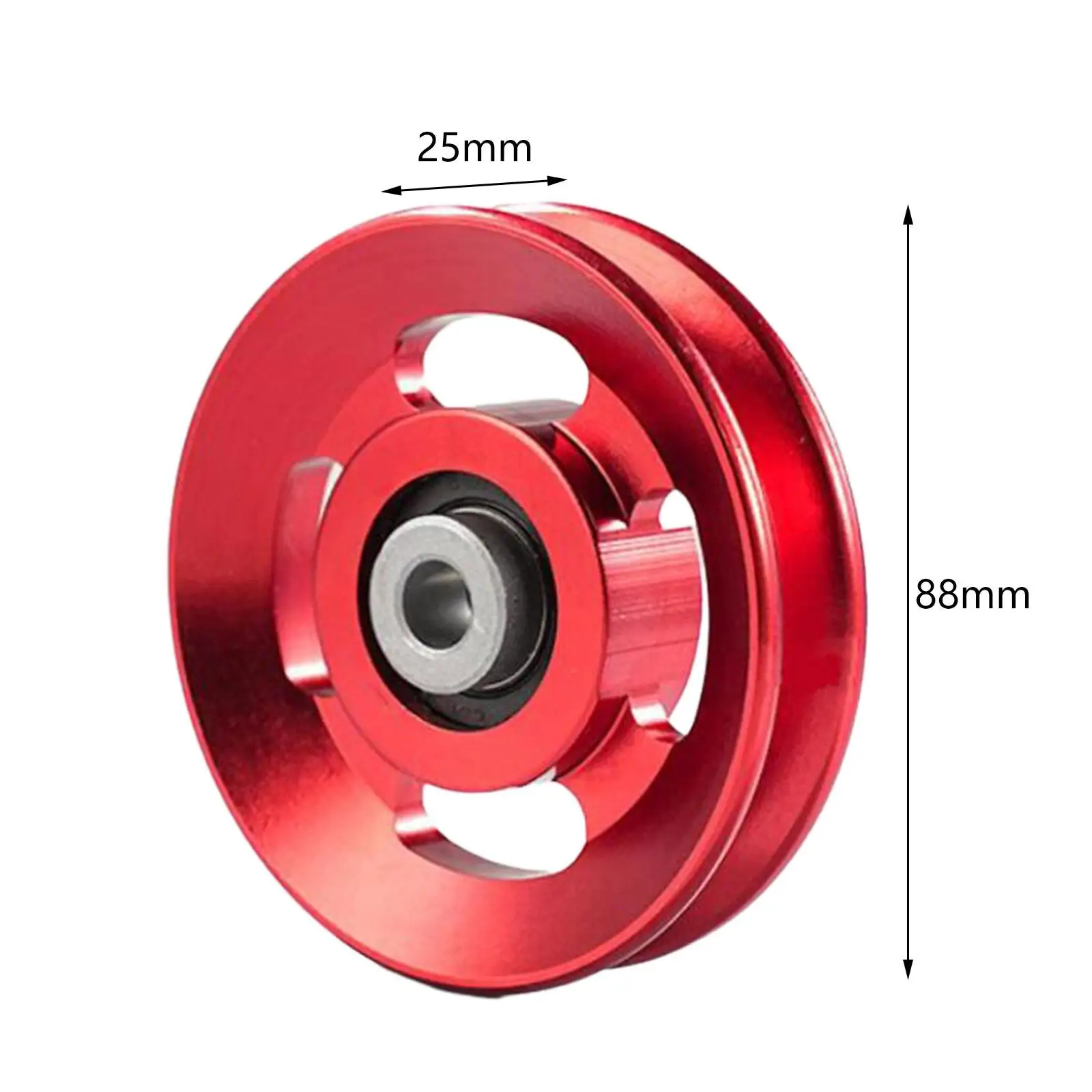 Fitness Equipment Pulley Wheel Aluminum Alloy Universal Bearing Smooth Operation for Gym House Muscle Training System