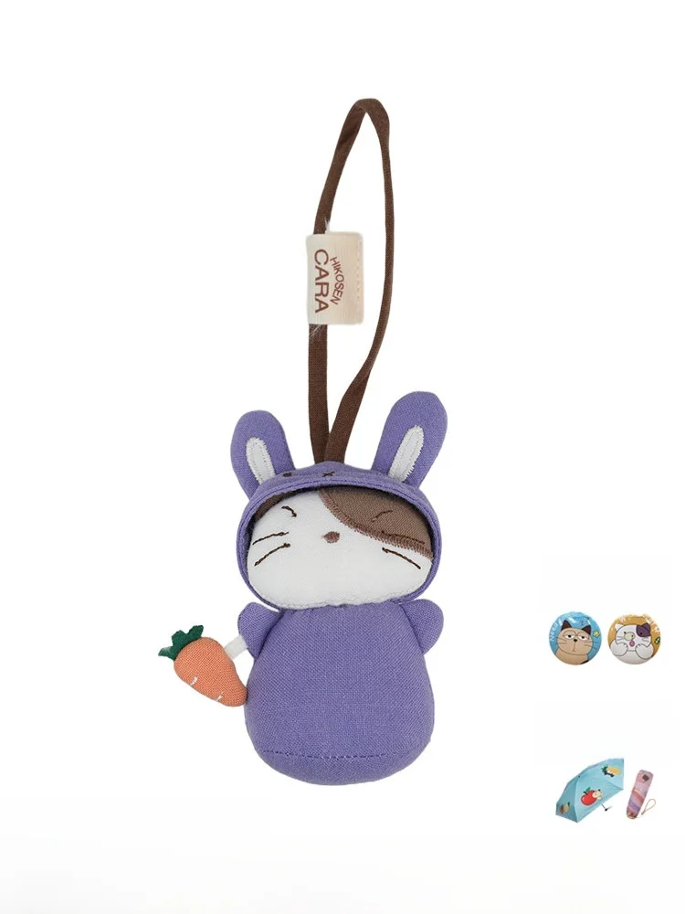 cute-rabbit-candy-colored-small-gon-hikosencara-karacat-pendant-bag-charm-women's-fashion-accessories-summer-2025