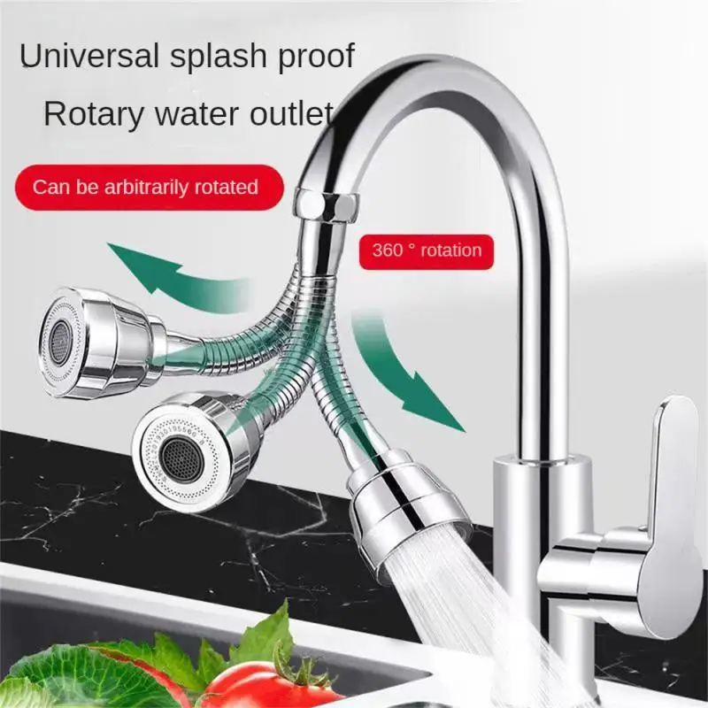 360 ° Draaibare Keukenkraan Beluchter Bubbler 3 Modi Badkamer Anti-Splash Tap Filter Nozzle Spoelbak Wastafel Tap Extender Adapter