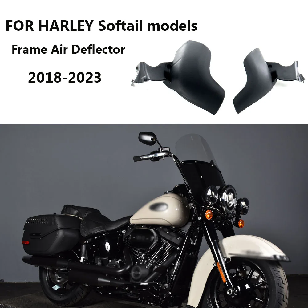 For Harley Softail Breakout Street Bob Fat Bob Low Rider FXBR 2018-2023 Motorcycle Heat Shield Mid-Frame Air Deflector Covers