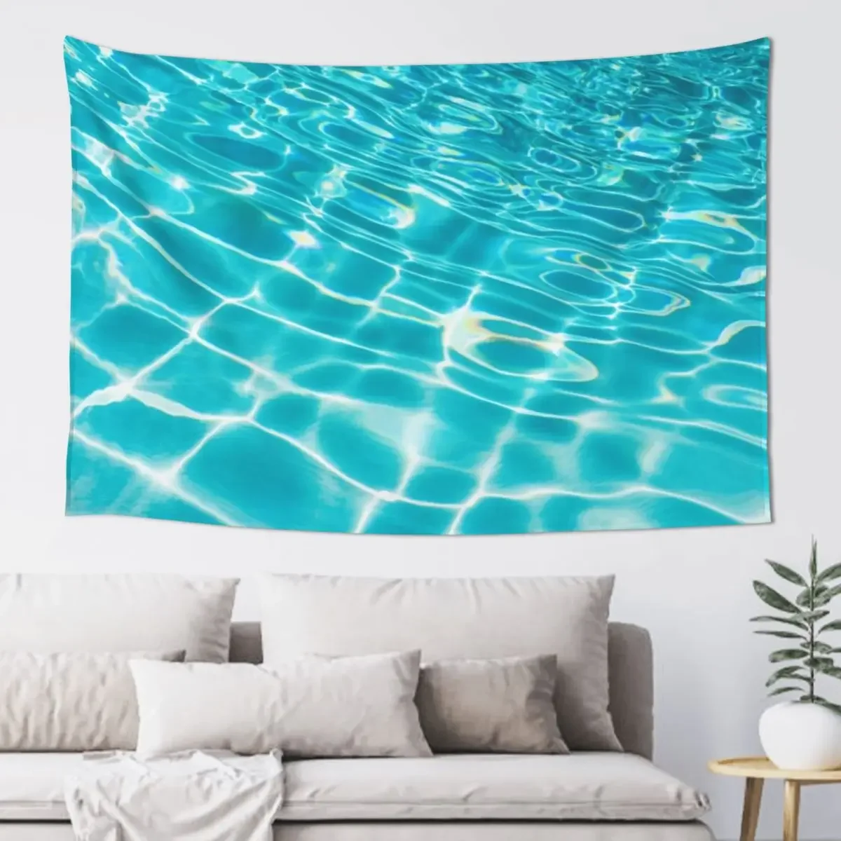 Pool Ripples Tapestry Decorations For Your Bedroom Aesthetic Room Decoration Tapestry