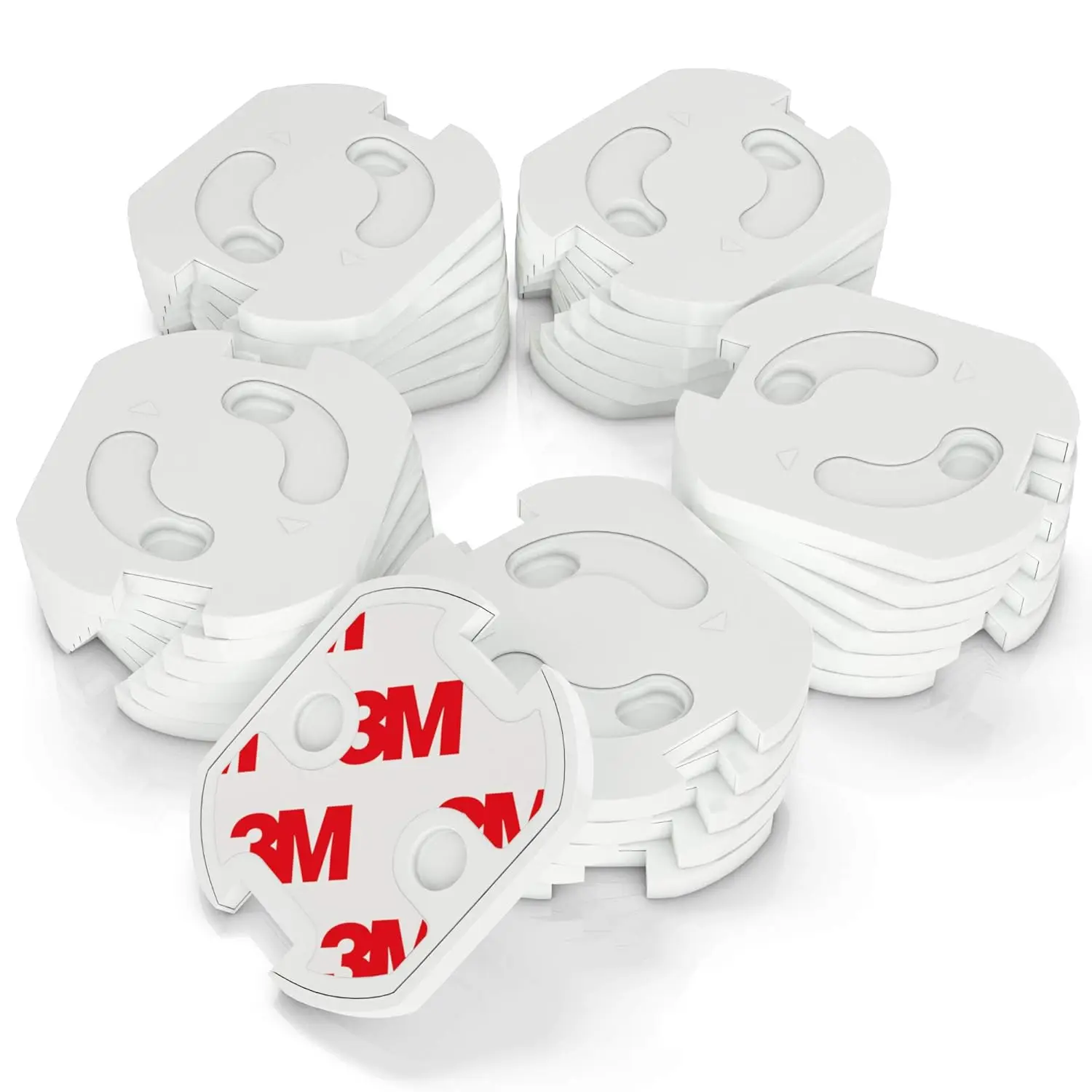 

1-30Pc Pack Baby Safety Socket Covers Plastic Power Socket Child Protectors Suitable for Living Rooms Bedrooms and Schools