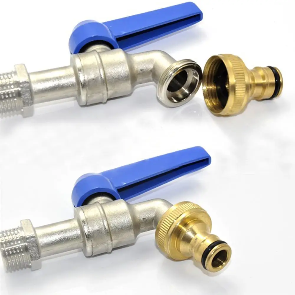 

1PC Durable Useful 3/4" Male Brass Threaded Hose Water Pipe Connector Tube Tap Snap Adaptor arden Water Hose Tool Fitting